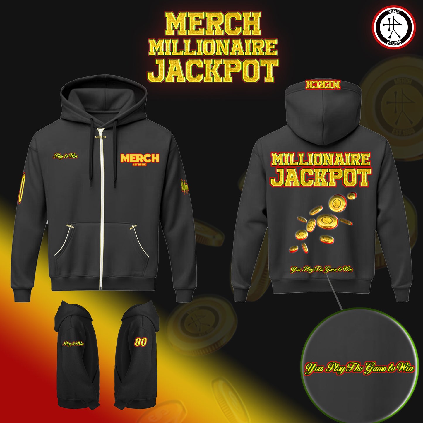 MERCH Millionaire Jackpot Hoodie