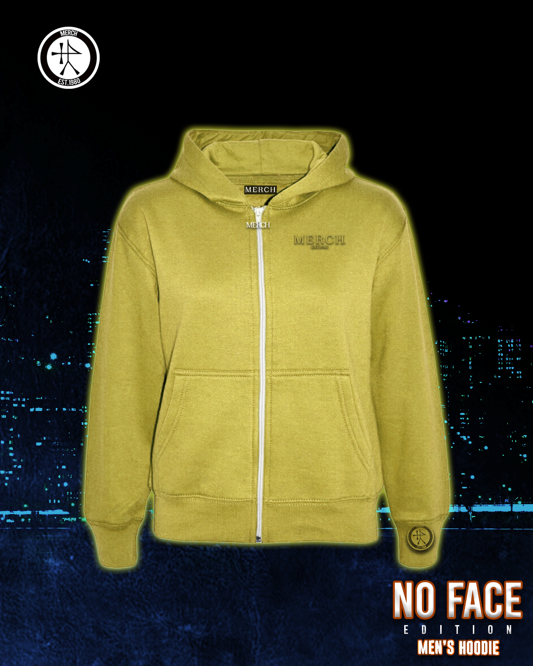 Mens No FACE Edition Hoodie