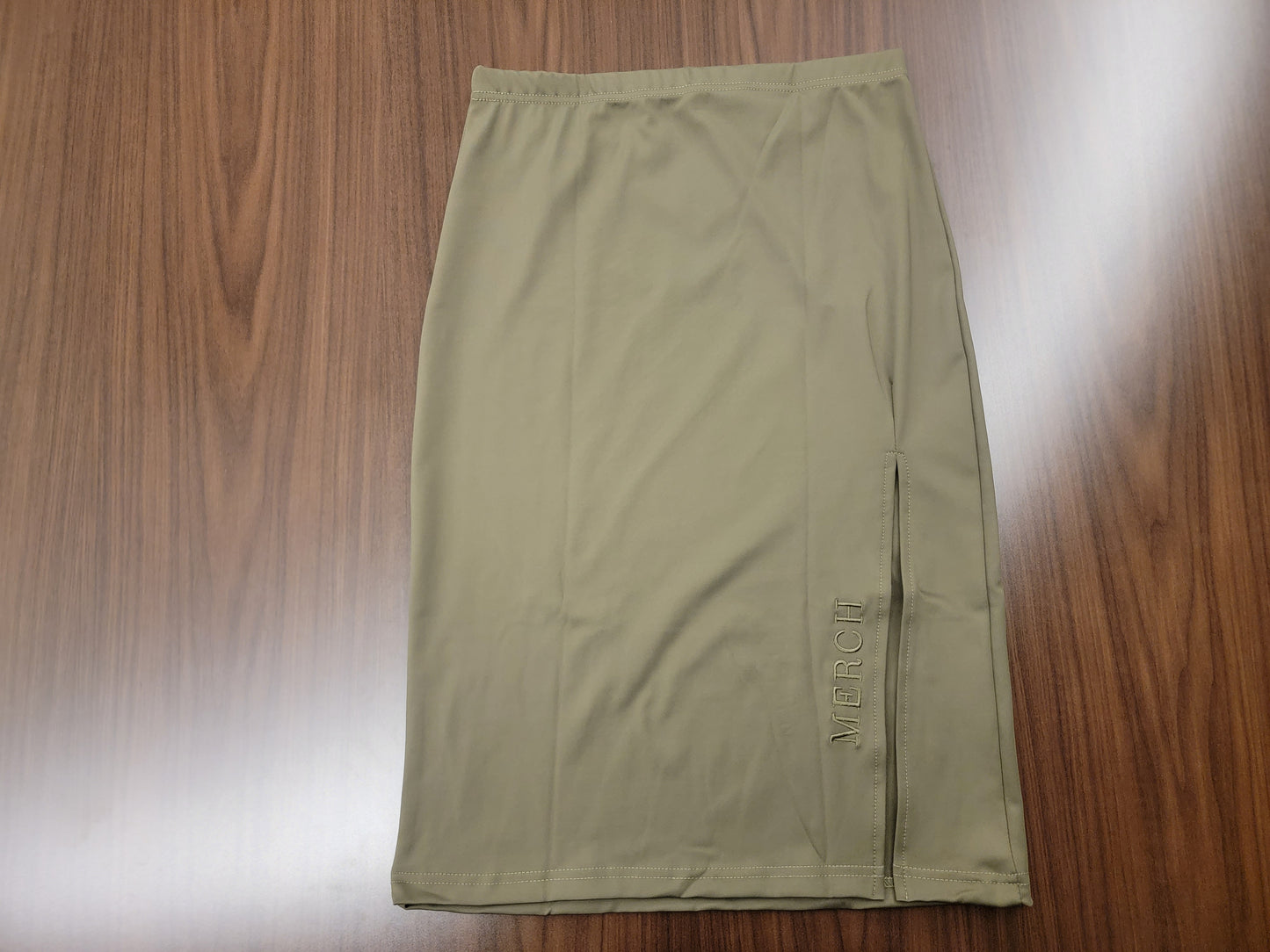 ProtectHer Pencil Skirt w/slit: Click for available colors